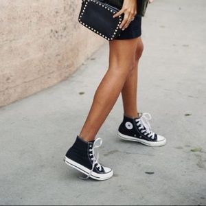 Black High Top Converse